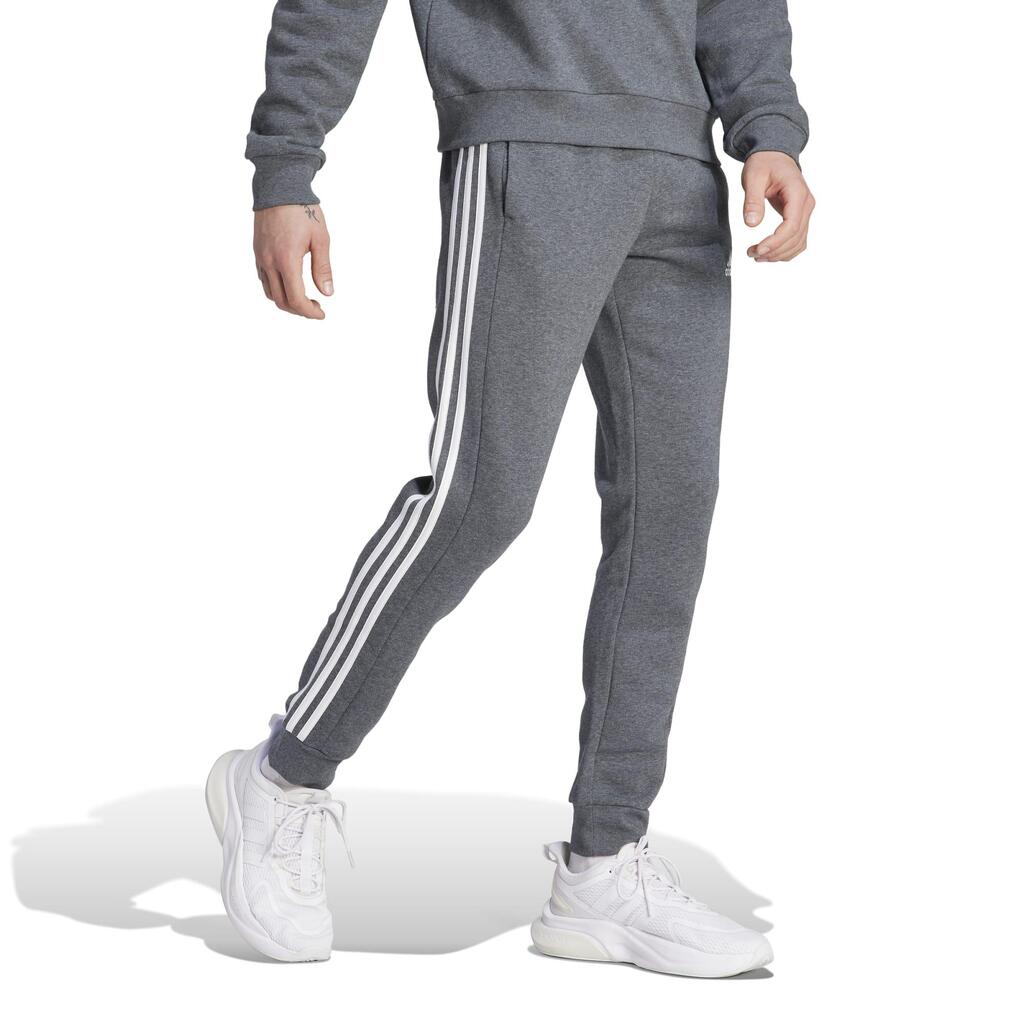 Men's Low-Impact Fitness Jogging Bottoms - Grey